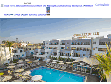 Tablet Screenshot of christabellehotel.com